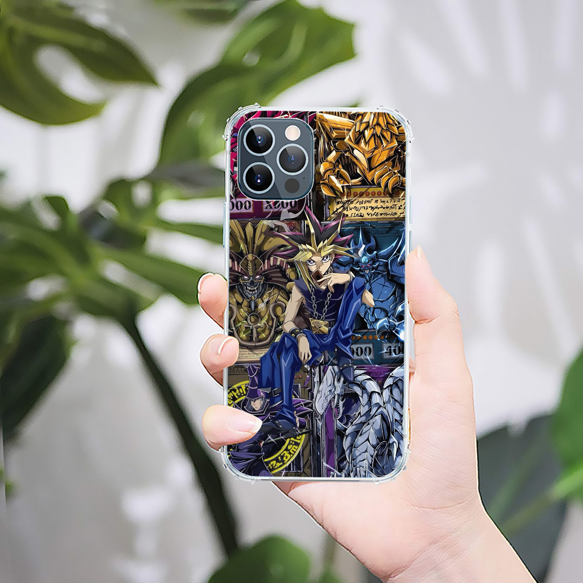 （画像用） 遊☆戯☆王 Yu-Gi-Oh! 【iPhone 12シリーズ対応】透明スマホケース（クリアソフトケース）